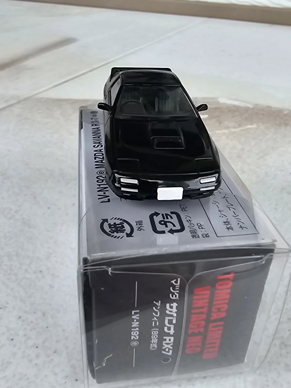 Tomica Limited Vintage Neo LV-N192e Mazda Savanna RX-7 1989 Black 1:64 TLV